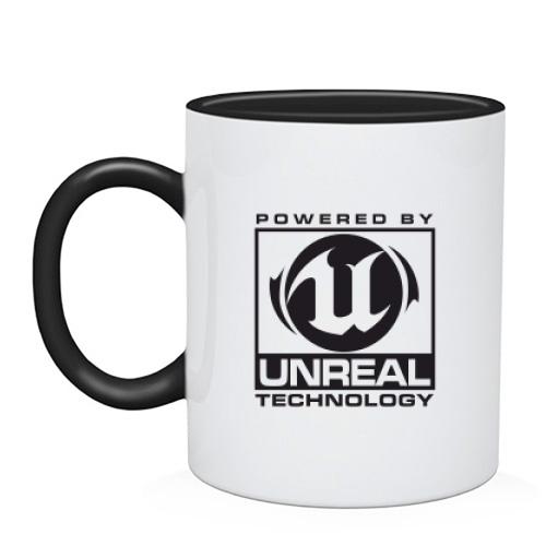 Чашка Unreal technology powered by