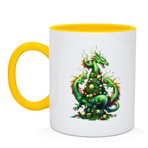 Чашка Ялинка з драконів (2)