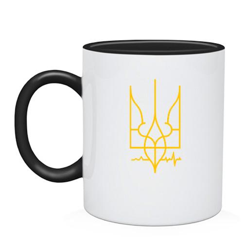 Чашка с Гербом Украины 