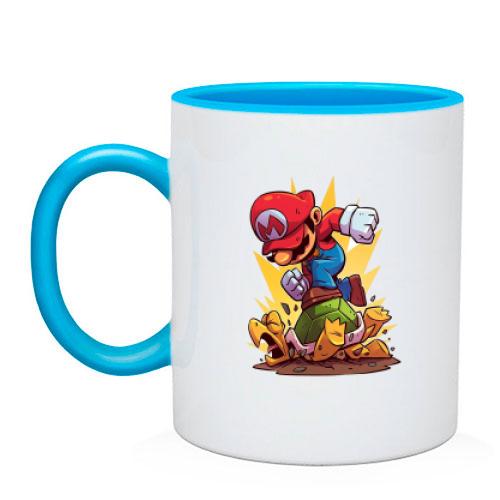 Чашка с Марио и черепахой