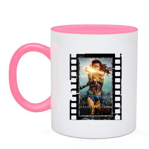 Чашка с Wonder Woman в киноленте