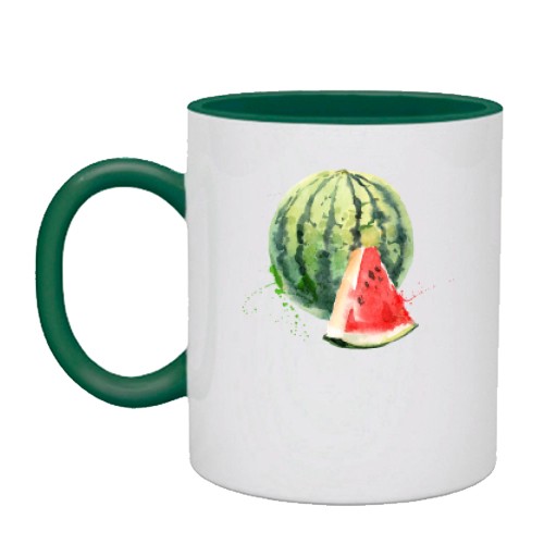 Чашка з кавуном