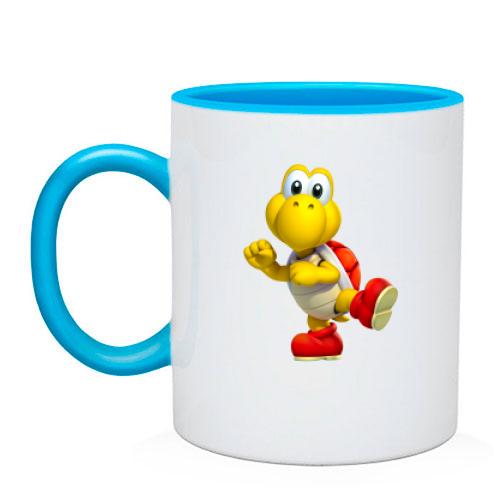 Чашка с черепахой из игры Марио