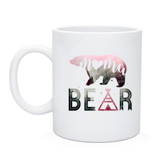 Чашка с медведицей Mama bear