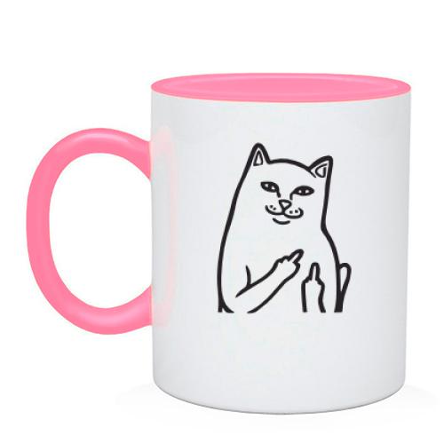 Чашка з милим котиком :)