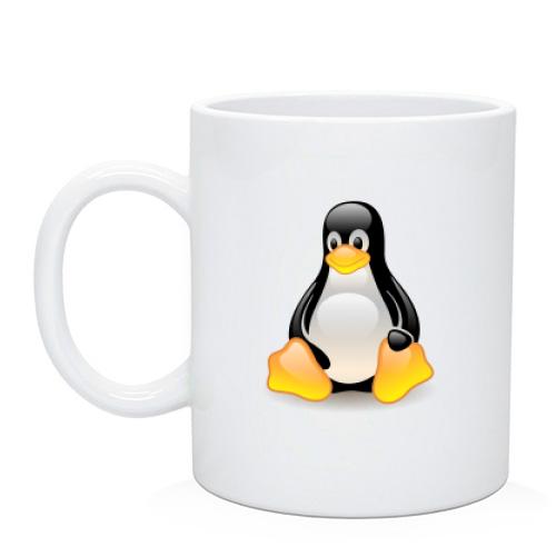 Чашка з пінгвіном Linux