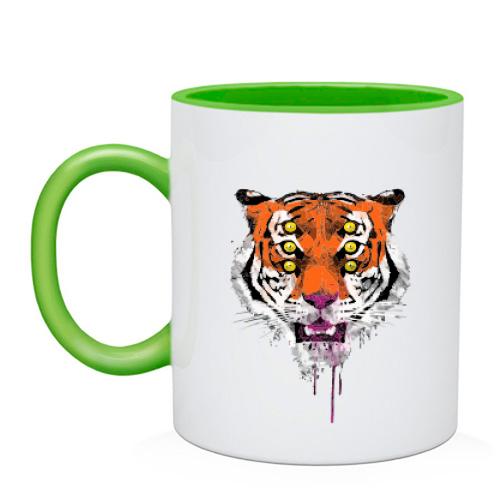 Чашка з шестиоким тигром