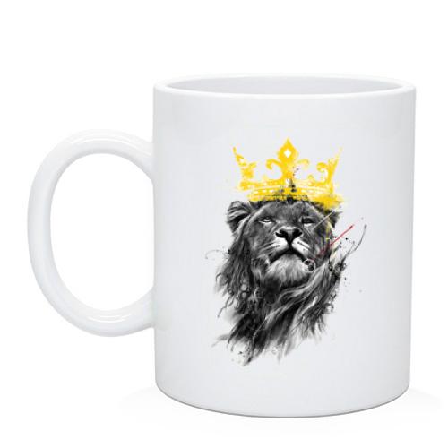 Чашка со львом в короне