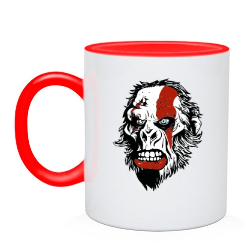 Чашка со злой гориллой