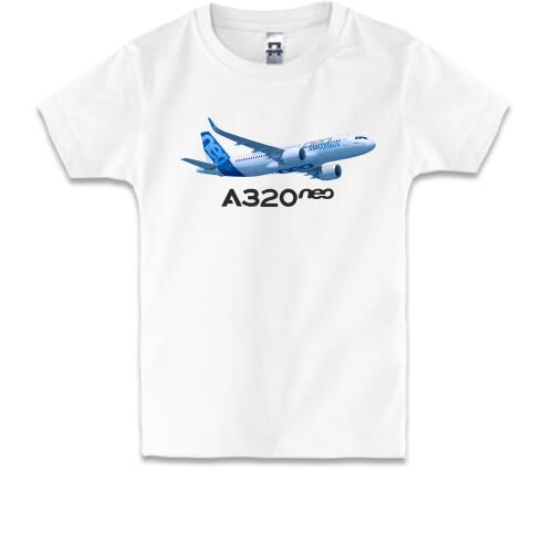 Дитяча футболка Airbus A320 neo