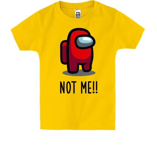 Детская футболка Among Us - Not me!