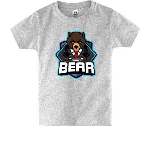 Детская футболка Bear gamer 2