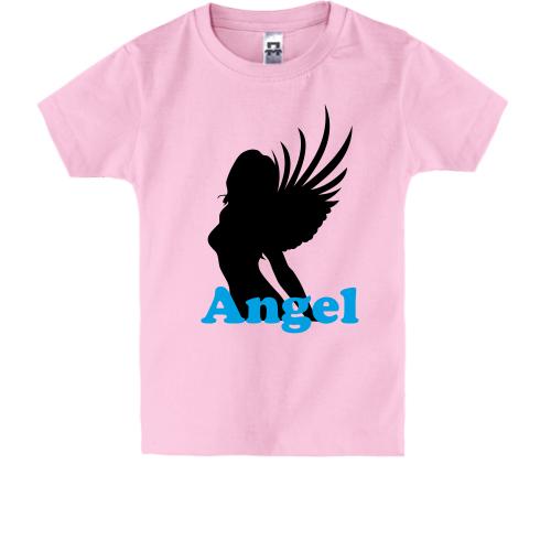 Дитяча футболка дівчина ангел