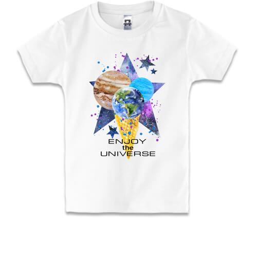 Детская футболка Enjoy the universe (3)