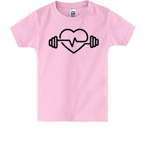 Дитяча футболка Heart WorkOut