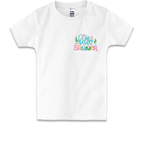 Детская футболка Привет лето