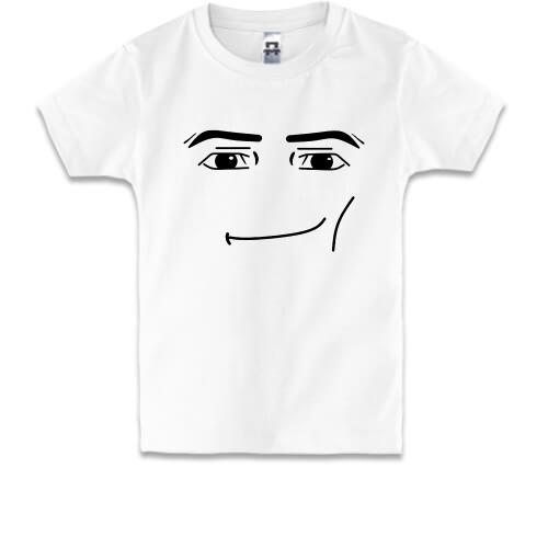 Детская футболка Roblox - Gigachad face