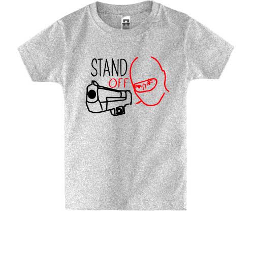 Детская футболка Standoff контурный силуэт