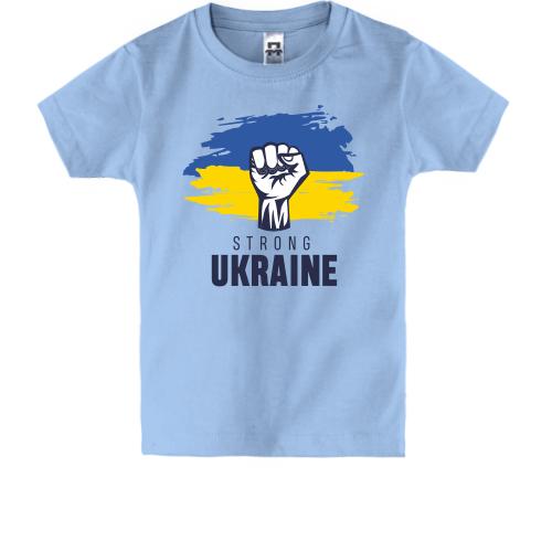 Детская футболка Strong Ukraine