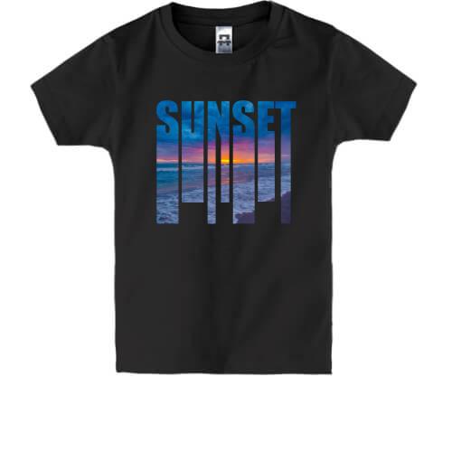 Детская футболка Sunset
