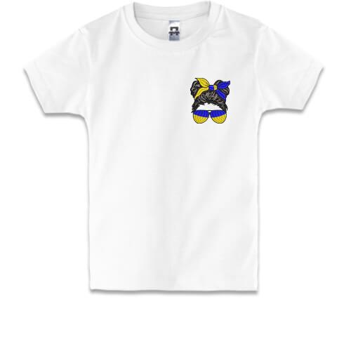 Дитяча футболка Українська дівчина міні