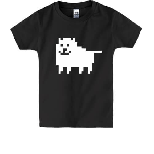 Дитяча футболка Undertale game dog