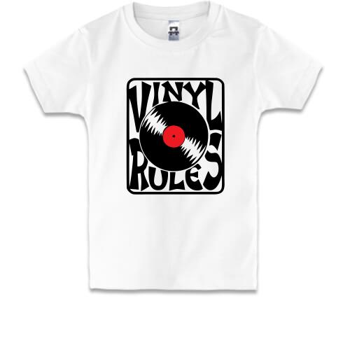 Детская футболка Vinyl Rules (2)