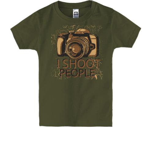 Детская футболка i shoot people