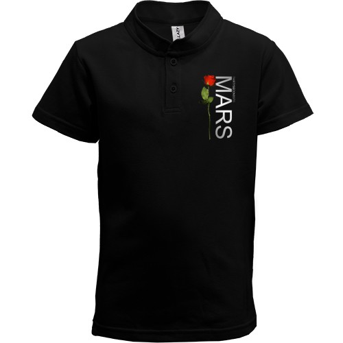 Детская футболка поло 30 секунд до марса с розой