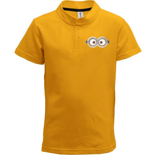 Детская футболка поло Глаза миньона