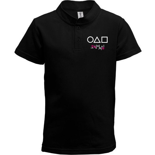 Детская футболка поло Игра в кальмара (лого)