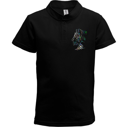Детская футболка поло с силуэтом тигра (Н)