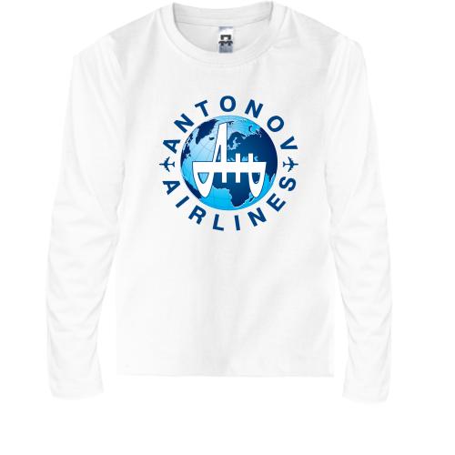 Детская футболка с длинным рукавом Antonov Airlines
