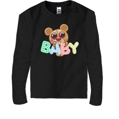 Детская футболка с длинным рукавом Baby Bear Медвежонок