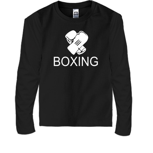 Детская футболка с длинным рукавом Бокс