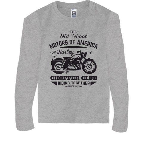 Детская футболка с длинным рукавом Chopper Club