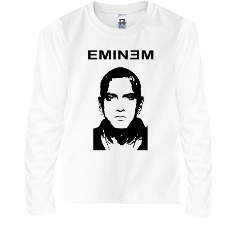 Детская футболка с длинным рукавом Eminem (с силуэтом)