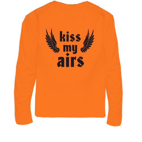 Детская футболка с длинным рукавом Kiss my airs