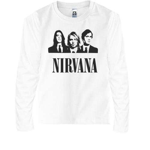 Детская футболка с длинным рукавом Nirvana (группа)