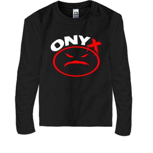 Детская футболка с длинным рукавом Onyx (2)