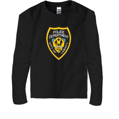 Дитячий лонгслів Police Department
