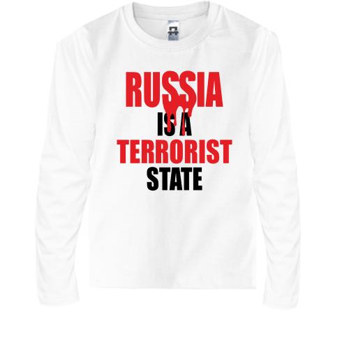 Детская футболка с длинным рукавом Russia is a Terrorist State