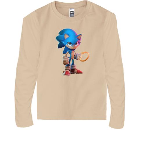 Детская футболка с длинным рукавом Sonic - Just Do It