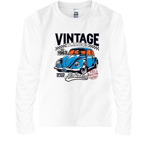 Дитячий лонгслів Volkswagen Beetle - Vintage Race