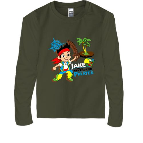 Детская футболка с длинным рукавом ahoy mateys   neverland pirat