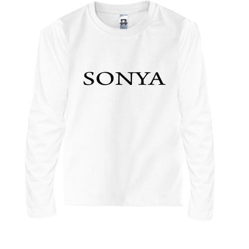 Дитячий лонгслів для Софії  у стилі SONY