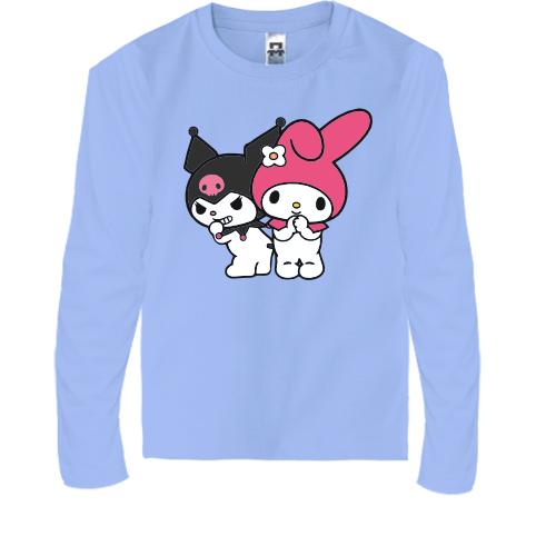 Дитячий лонгслів з Kuromi & My melody