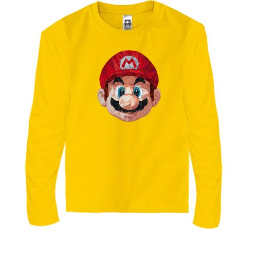 Детская футболка с длинным рукавом с Марио