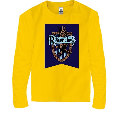 Детская футболка с длинным рукавом с гербом Ravenclaw (Harry Potter)
