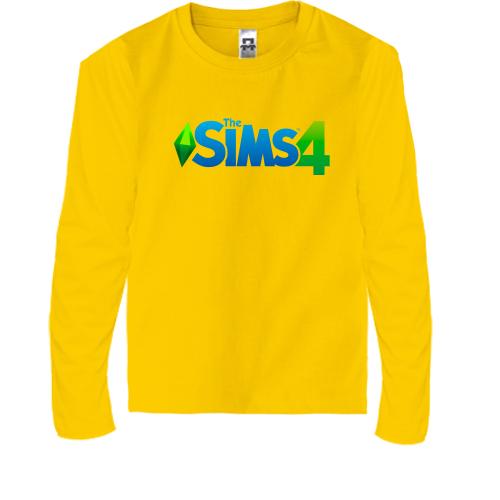 Дитячий лонгслів з логотипом Sims 4